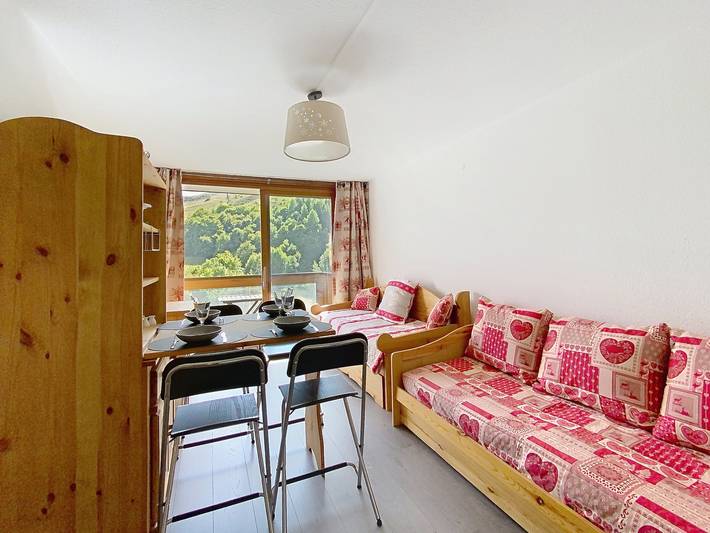 Vakantieappartement voor 4 personen, met balkon in Le Corbier