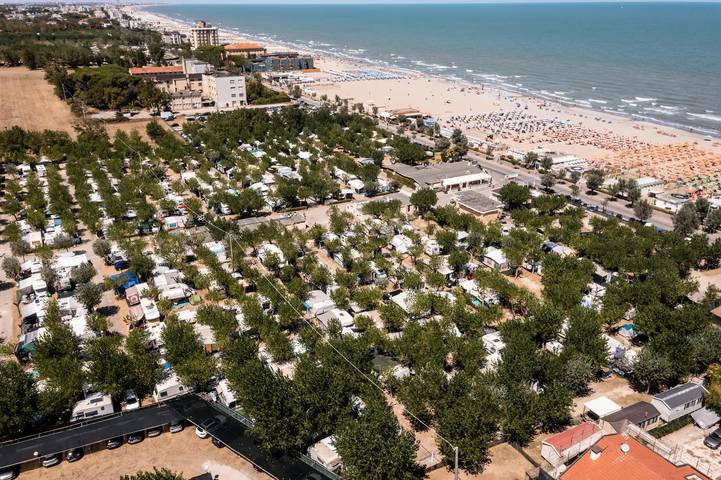 Casa mobile per 4 persone, con terrazza, con animali domestici sulla Riviera Romagnola