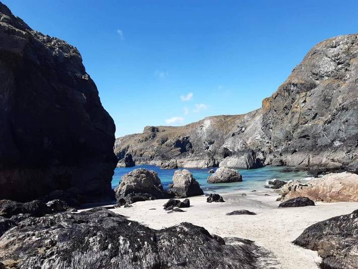 Glamping for 6 people, with Terrace and Pool as well as Sauna and View in Newquay