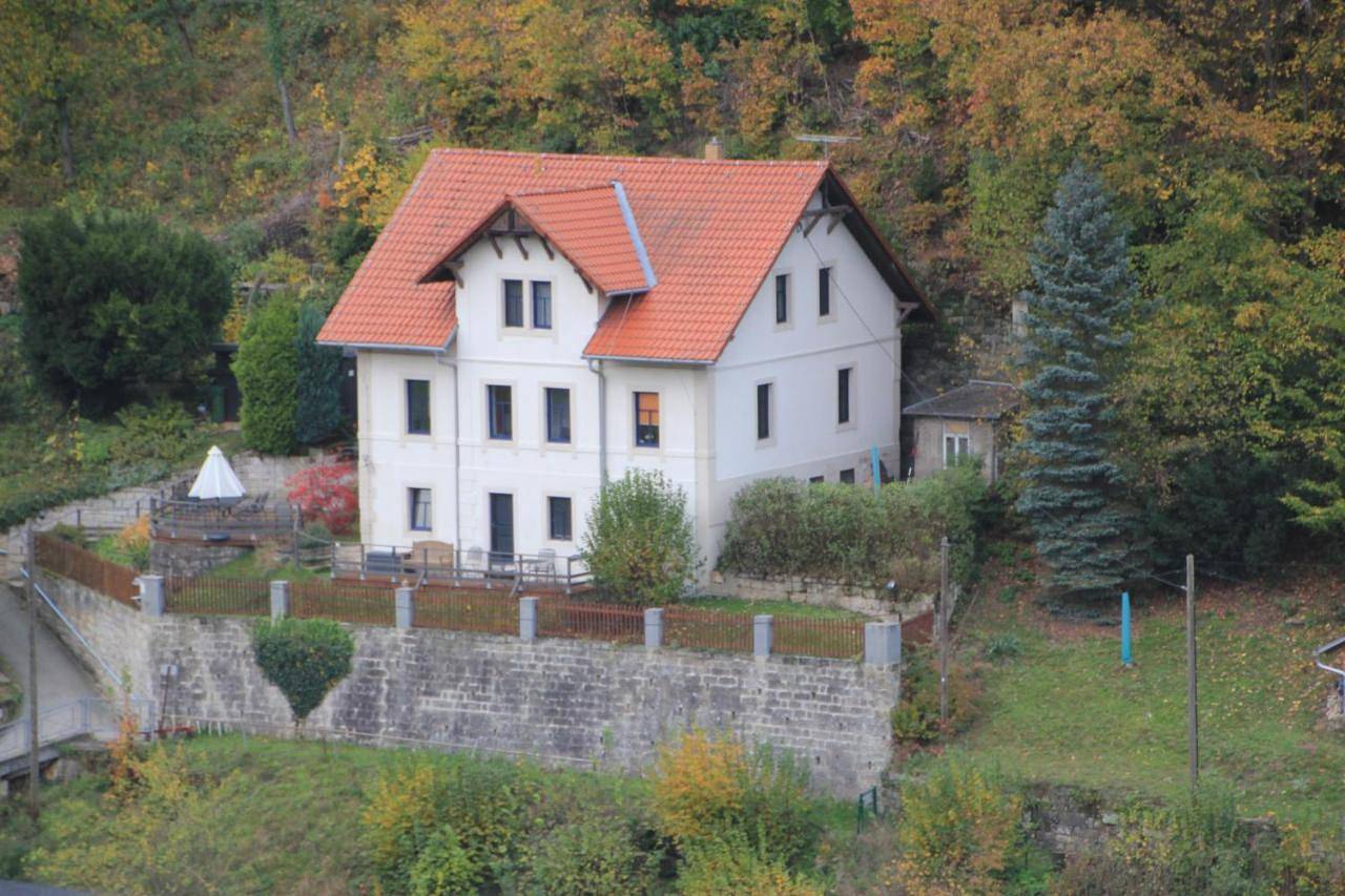 Ganze Wohnung, Apartment with Terrace in Rathen, Elbsandsteingebirge