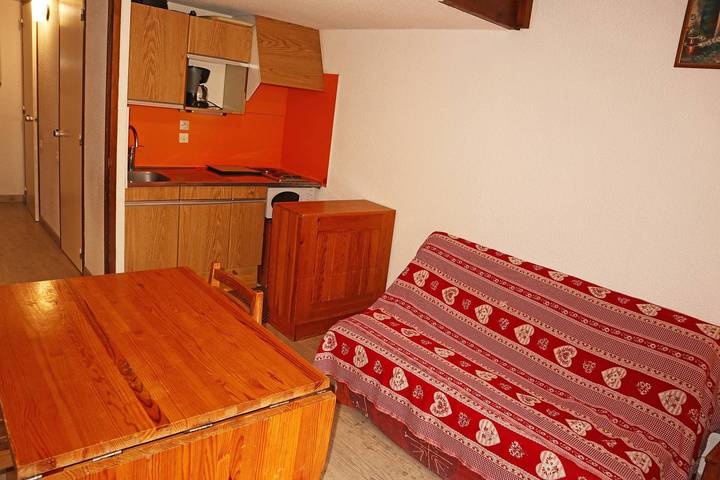 Appartement de vacances entier, Studio 6 personnes accès direct aux pistes in Les Orres, Parc national des Écrins