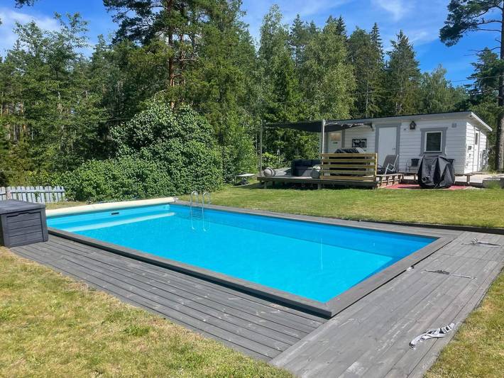 Skärgårdsvilla med pool och uteplats in Västervik