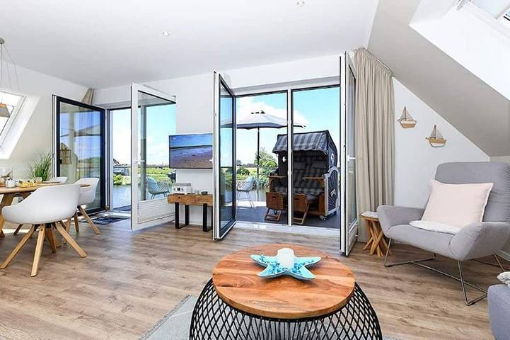 Hausboot für 4 Personen, mit Balkon