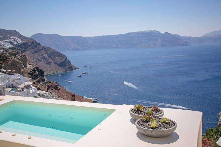 Location de vacances pour 4 personnes, avec jacuzzi et terrasse à Oia - 3