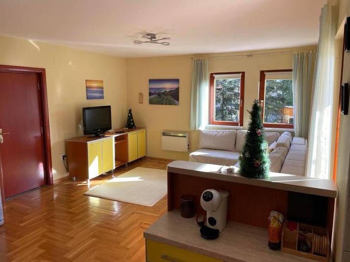 Appartement de vacances pour 6 personnes, avec Terrasse ainsi que Jardin et Vue