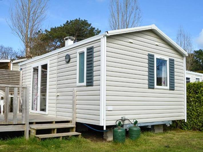 Camping Le Moulin de Kermaux - Mobilheim 4 personen - Comfort | 2 Schlafz. | 4 Pers. | Einfache Terrasse | Tv in Carnac, Côte des Mégalithes