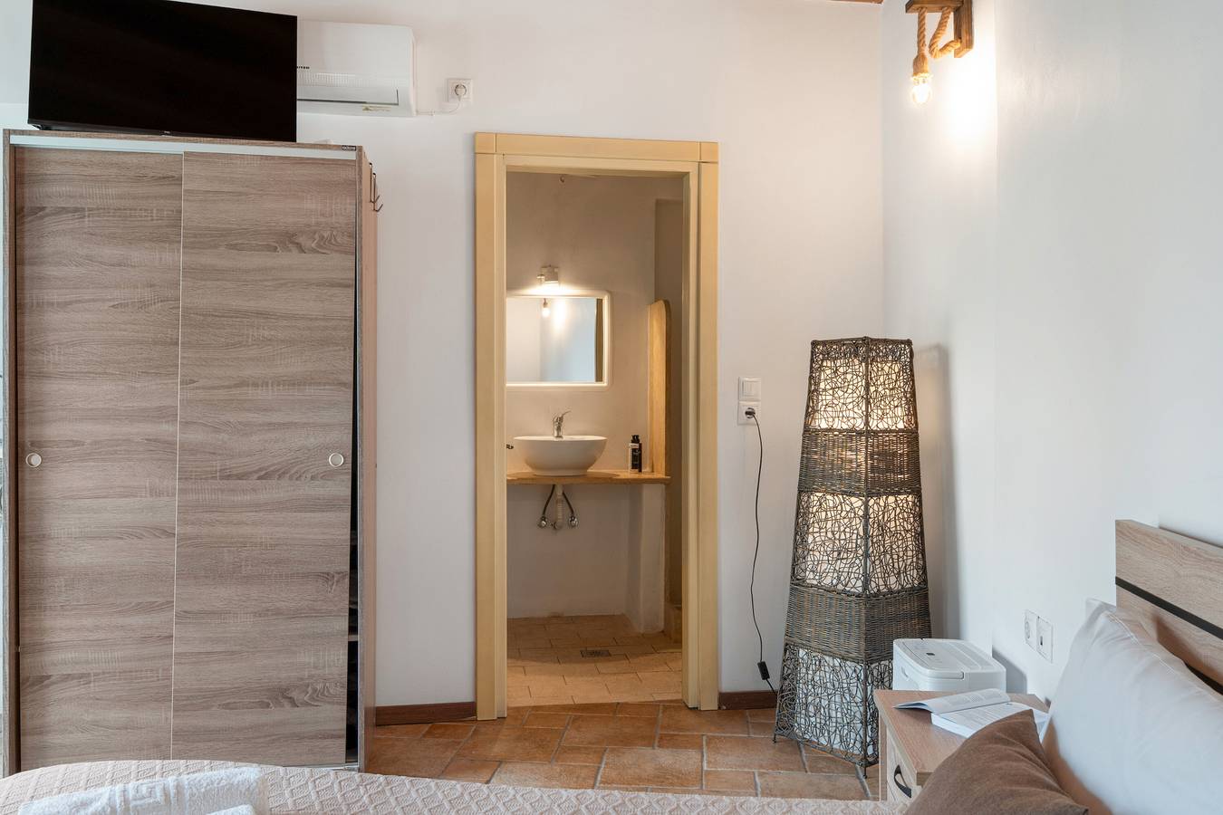 Room 'Double  Sea View  No 5' with Sea View, Wi-Fi and Air Conditioning in Skala (Patmos), Dodekanesane