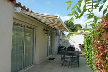 Gîte pour 4 personnes, avec terrasse et jardin à Fabrègues