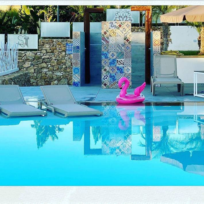 Appartamento per 4 persone, con terrazza e giardino nonché piscina a Balestrate