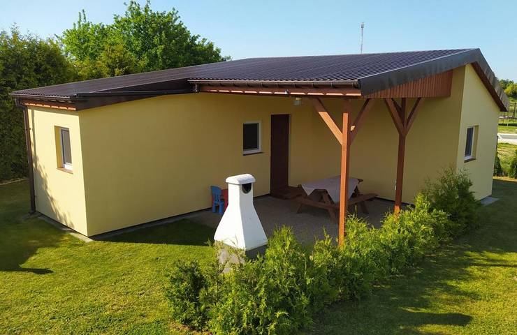 Bungalow für 5 Personen, mit Terrasse und Ausblick