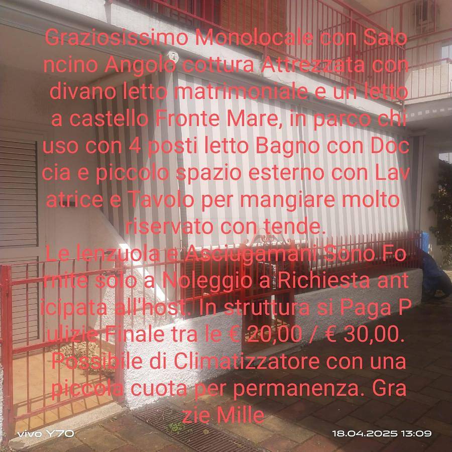 Appartamento intero, Casa Vacanza Il Pontile Monolocale Santa Maria Del Cedro in Il Pontile, Santa Maria del Cedro