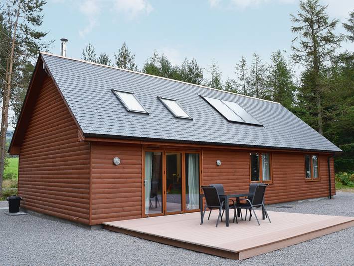 Log cabin for 5 people, with Garden in Banchory
