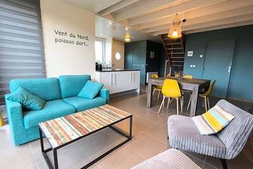 Location de vacances pour 4 personnes, avec terrasse et sauna ainsi que piscine et jardin dans Les Hospitaux (Erquy)