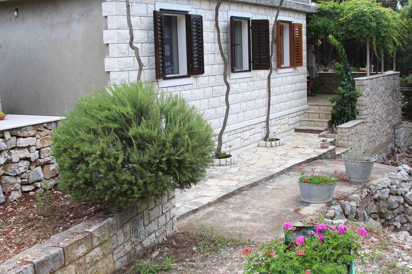 Jednosobna kuća s terasom i pogledom na more Uvala Rasohatica, Korčula K-9233 in Žrnovo, Korcula