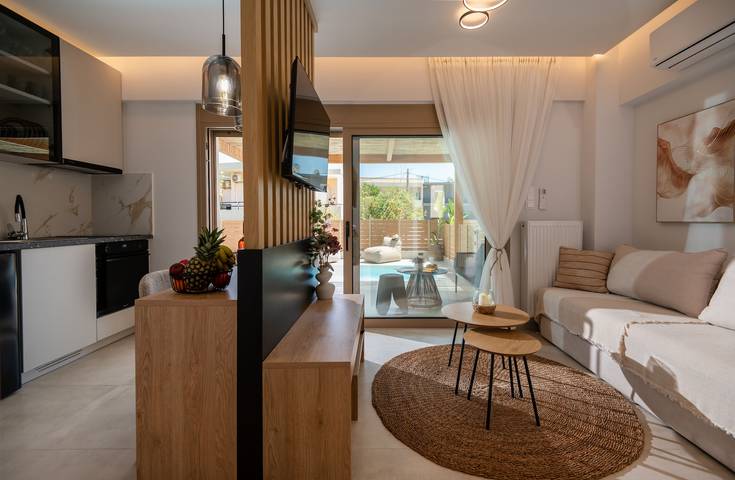 Ganzes Studio, Azura Mar in Rethymno (Stadt), Rethymno und Umgebung