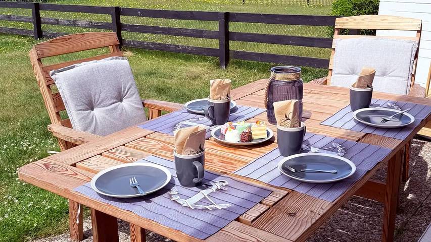 Ferienhaus für 5 Personen, mit Garten und Terrasse, mit Haustier in Burgtiefe