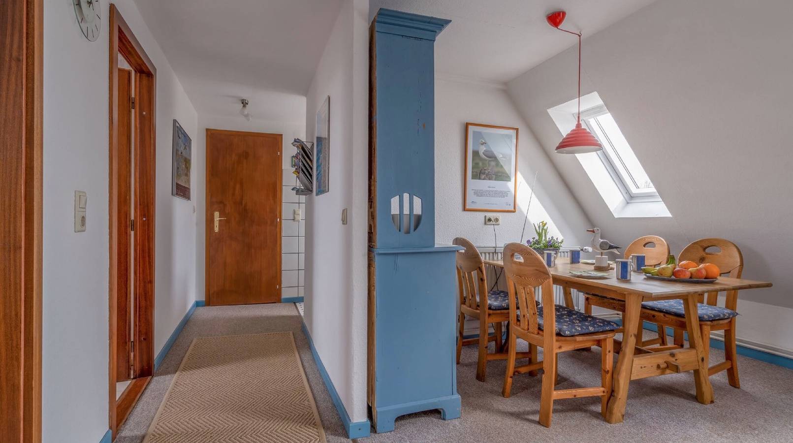 Ganze Wohnung, Ferienwohnung Silbermöwe" mit Gemeinschaftsterrasse, Gemeinschaftsgarten und Wi-Fi in Nordstrand (Gemeinde), Nordseeküste