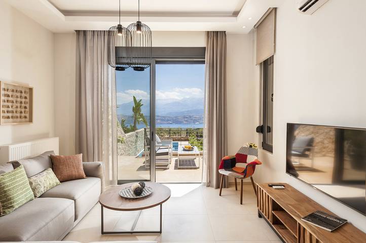 Villa für 7 Personen, mit Garten und Balkon in Chania und Umgebung - 3