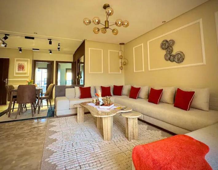 Gîte pour 2 personnes, avec vue ainsi que balcon et piscine dans Mansouria - 3