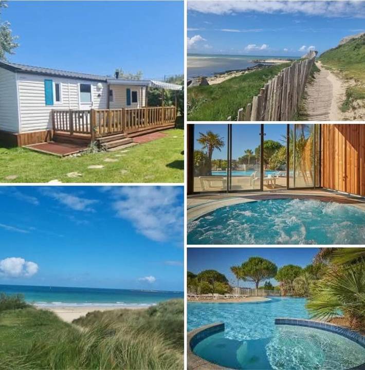 Appartement de vacances pour 6 personnes, avec piscine et jacuzzi ainsi que jardin et sauna