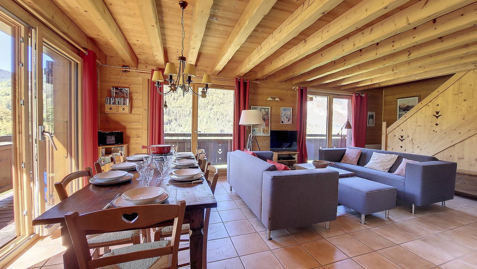 Chalet Mon Frere - 4 Chambres - 10 Personnes - Jardin - Le Biot in Le Biot, Thonon-les-Bains und Umgebung