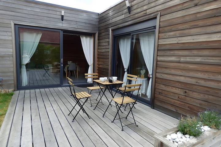 Chalet pour 4 personnes, avec jardin et terrasse