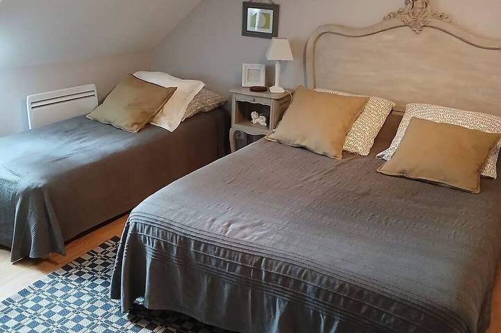 Location de vacances pour 3 personnes, avec jardin à Saint-Aignan