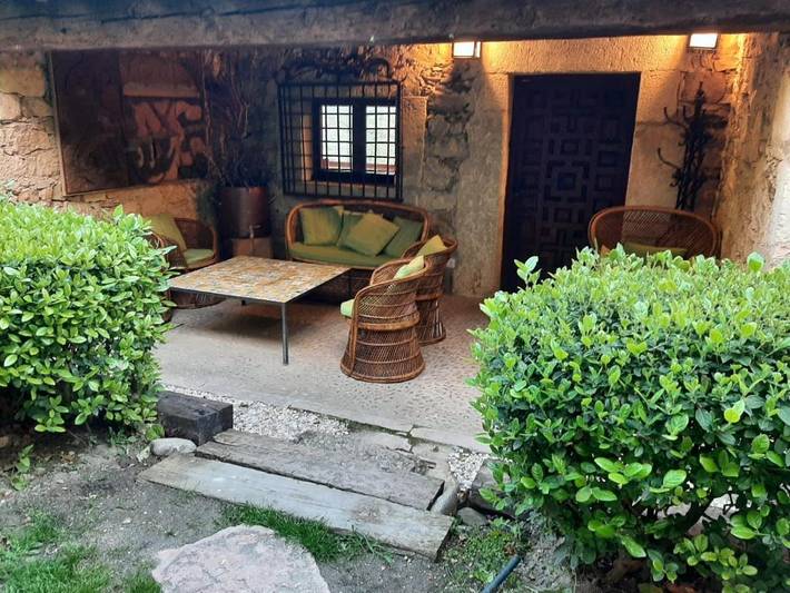 Casa rural para 8 personas, con vistas además de jardín y terraza en Comarca de Sepúlveda - 4