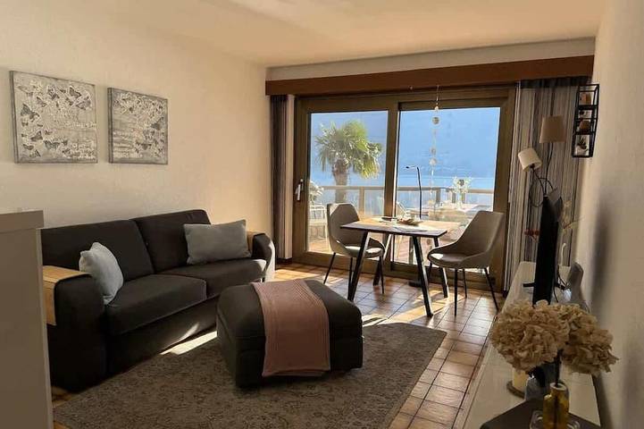 Ferienwohnung für 2 Personen, mit Pool in Brissago