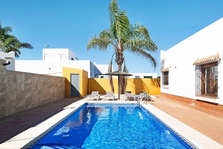 Ferienhaus "Casa La Vigía" mit Privatem Pool, Privaten Terrassen und WLAN in Conil de la Frontera, Costa de la Luz