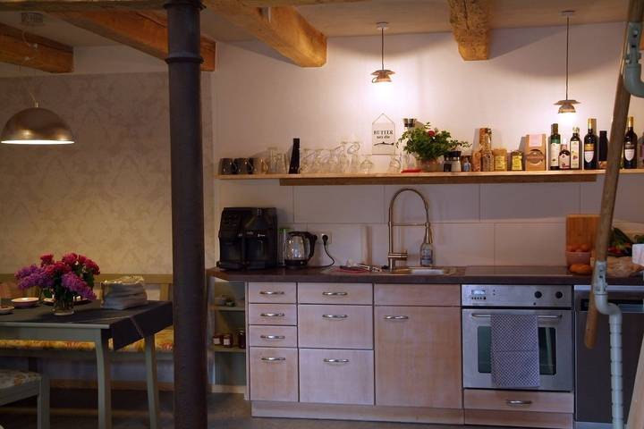 Ferienwohnung für 2 Personen, mit Terrasse und Garten sowie Sauna in Vogelsang-Warsin - 2