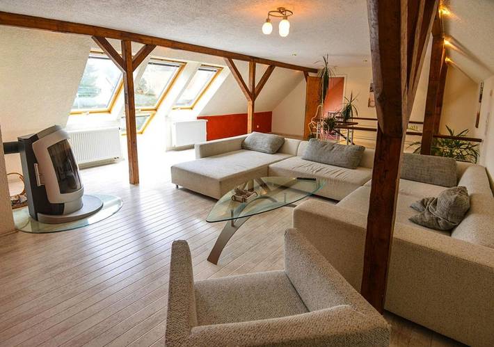 Ferienhaus für 6 Personen, mit Balkon und Terrasse sowie Garten und Pool in Tanne - 2