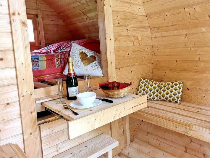 Camping Parc de Nibelle - Alojamiento 2 personas - Barril para 2 personas in Nibelle, Región de Pithiviers