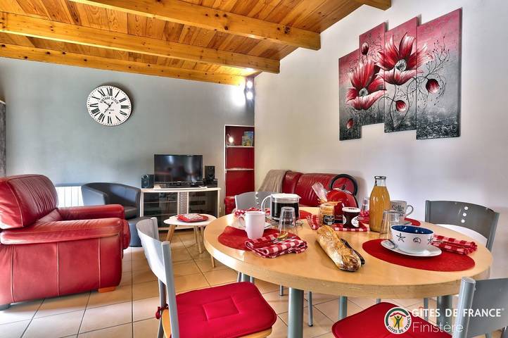 Gîte Ty Ar Bleuniou in Pouldreuzic, Quimper und Umgebung