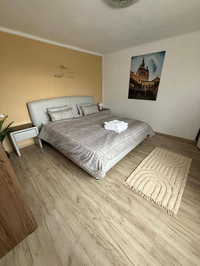 Location de vacances pour 3 personnes, avec vue ainsi que jardin et terrasse dans Mureș