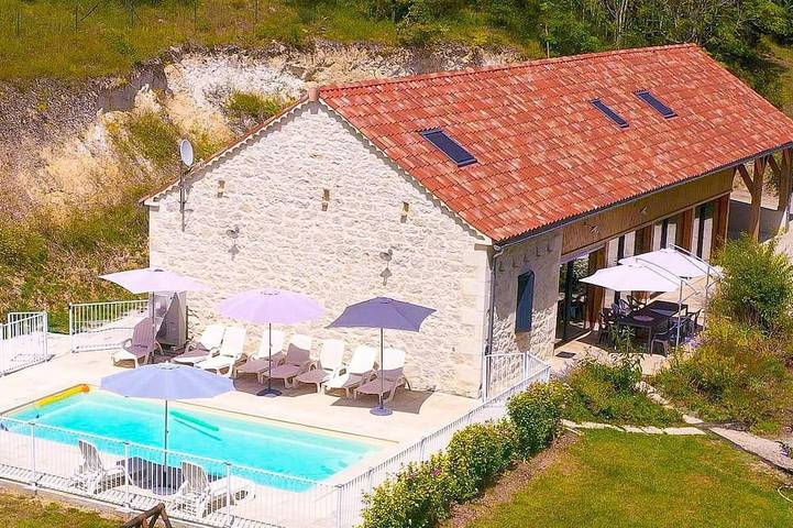 Location de vacances pour 10 personnes, avec Jardin à Sainte-Alauzie