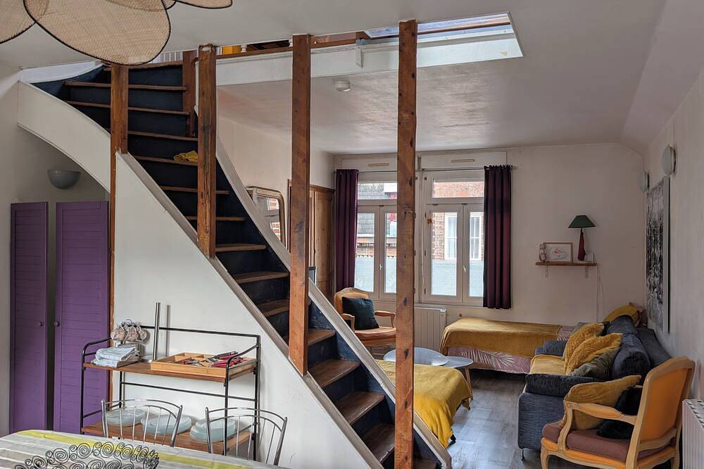 Ganze Wohnung, Helle Maisonette in Lille Wazemmes in Wazemmes (Lille), Lille