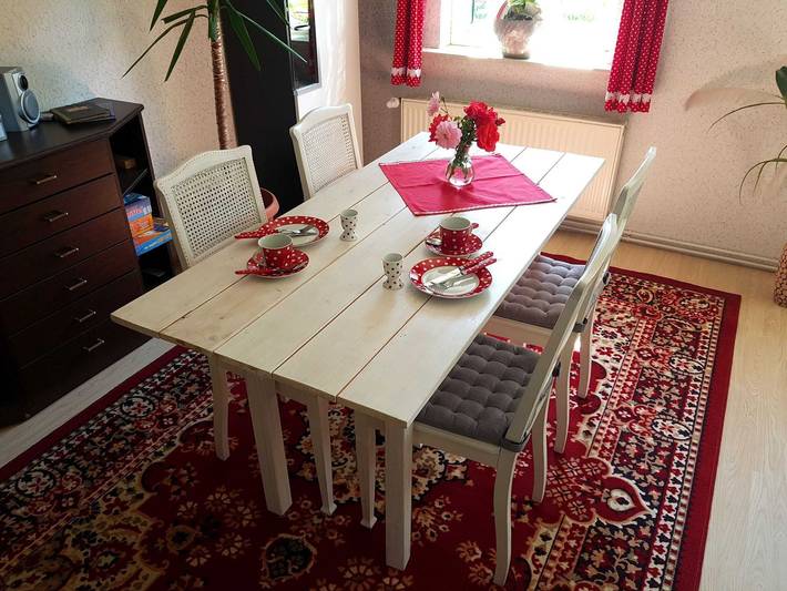 Ferienwohnung für 2 Personen, mit Garten und Balkon sowie Ausblick und Seeblick im Ostharz - 3