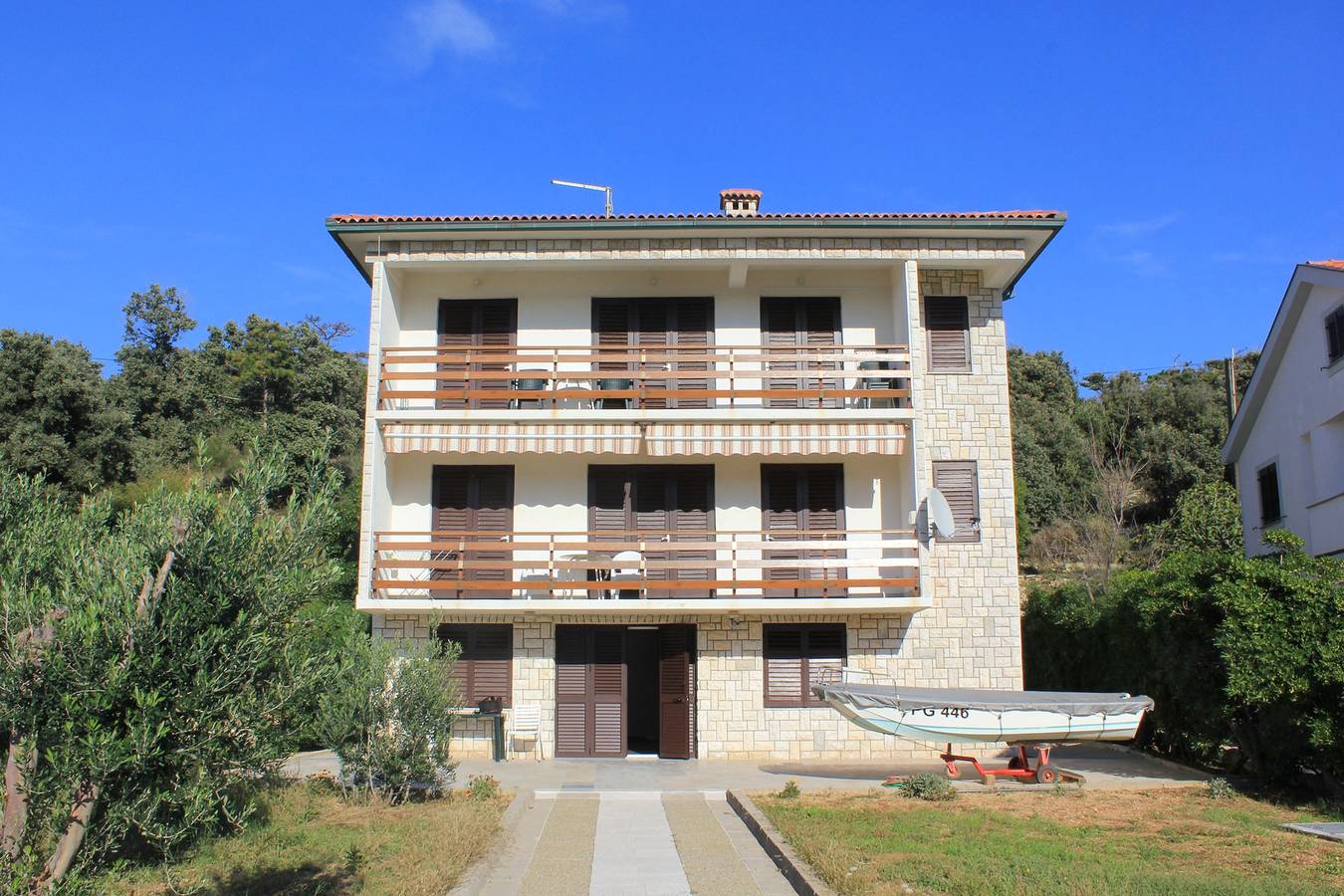 Cijeli apartman, Trosobni apartman uz plažu Pag -b in Grad Pag, Otok Pag