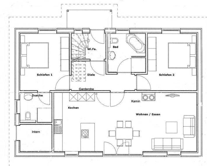 Ferienwohnung für 4 Personen, mit Terrasse in Tinnum - 2