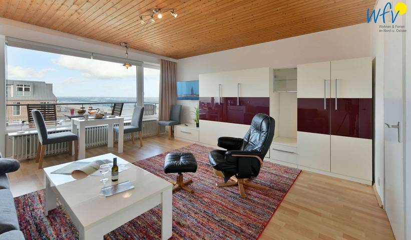 Ferienwohnung für 4 Personen, mit Balkon auf Wangerooge