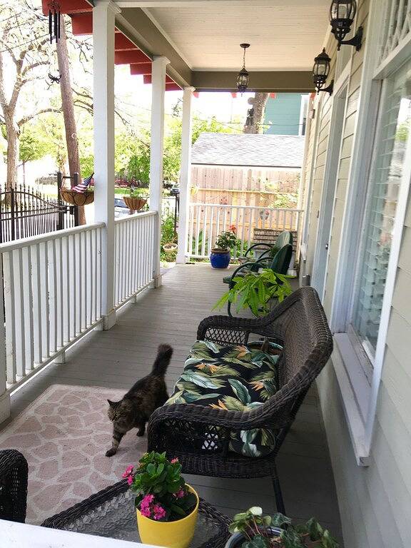 Ferienwohnung für 4 Personen, mit Balkon und Garten in Houston