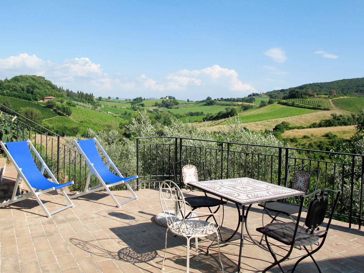 Le Sodole - Papavero e Pervinca in San Gimignano, Siena Provinz