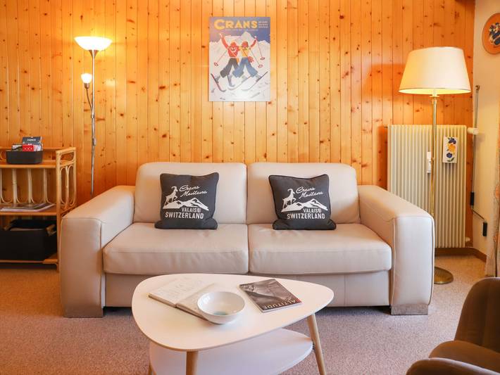 Gîte pour 5 personnes, avec balcon et vue à Randogne - 3