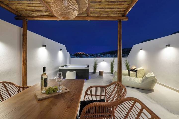 Ferienwohnung für 4 Personen, mit Whirlpool in Archangelos - 4