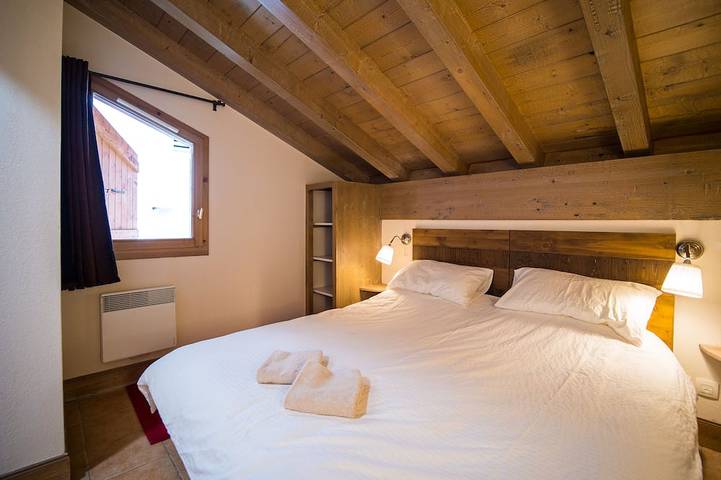 Ganze Wohnung, Luxus-Chalet-Apartment mit herrlichem Blick auf den Mont Blanc im Zentrum von Paradiski in Bellentre, La Plagne-Tarentaise