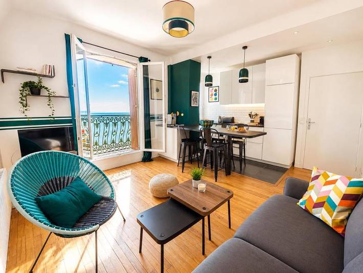 Appartement de vacances pour 4 personnes, avec Vue