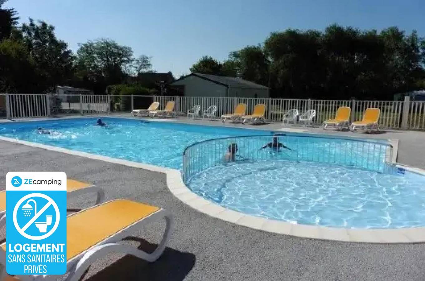 Zecamping 3 étoiles piscine chauffée pataugeoire mobil-home 16m2 in Guérande, Côte d'Amour
