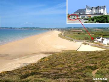 Gîte pour 6 personnes, avec terrasse dans Plage de Lestrevet