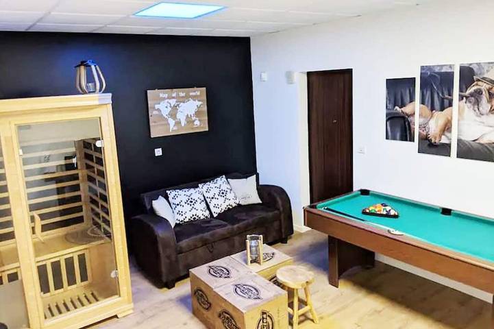 Location de vacances pour 6 personnes, avec jacuzzi et terrasse ainsi que jardin et sauna à La Haie-Fouassière - 4